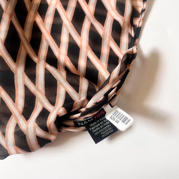 NamJosh Geometric Print Hair Scarf - Picture 3 of 3